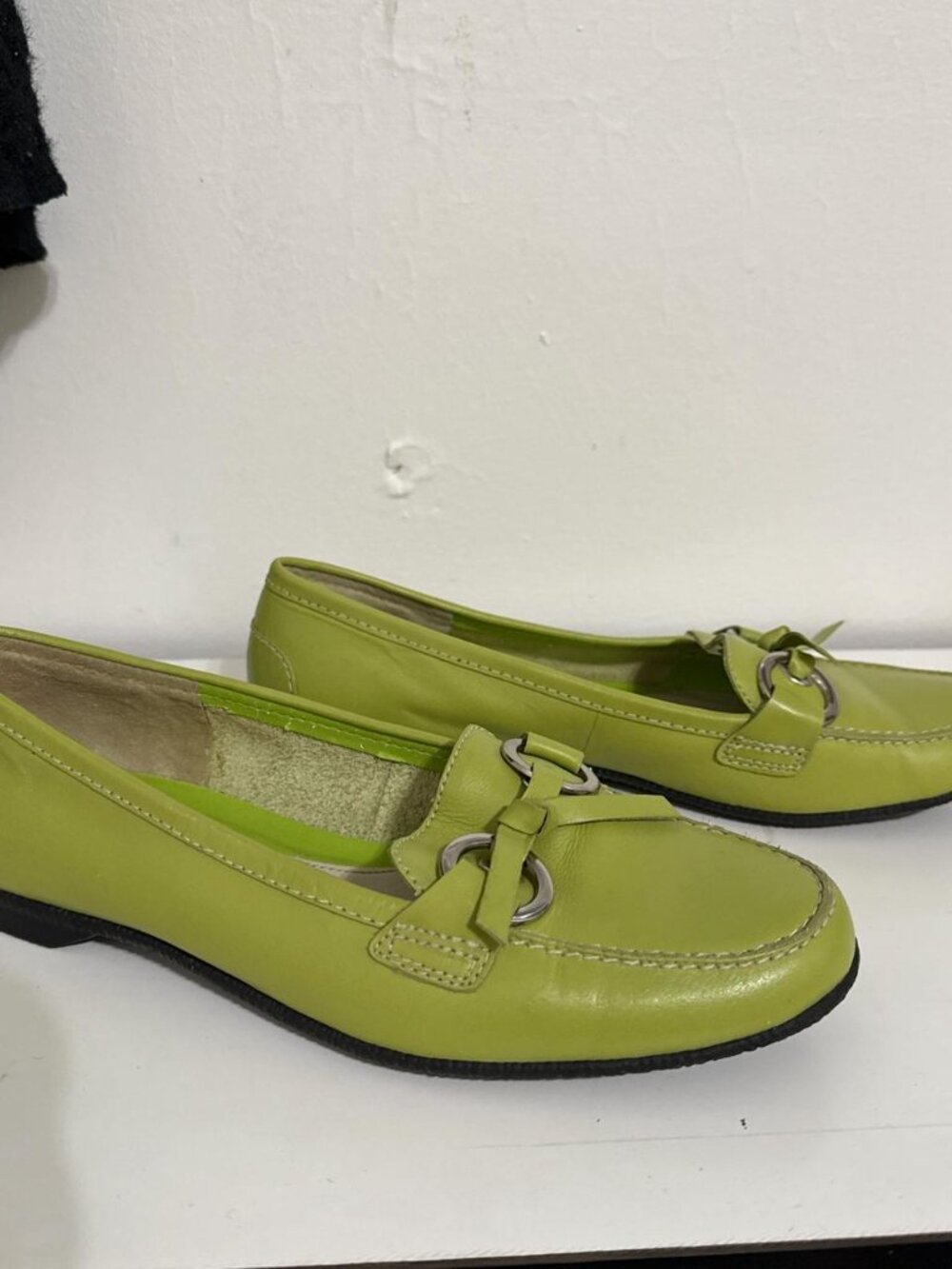 Women's Green Loafers